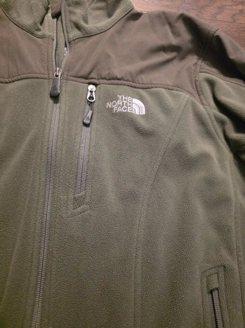 The North Face Olive Green Lightweight Full-Zip Shirt Jacket